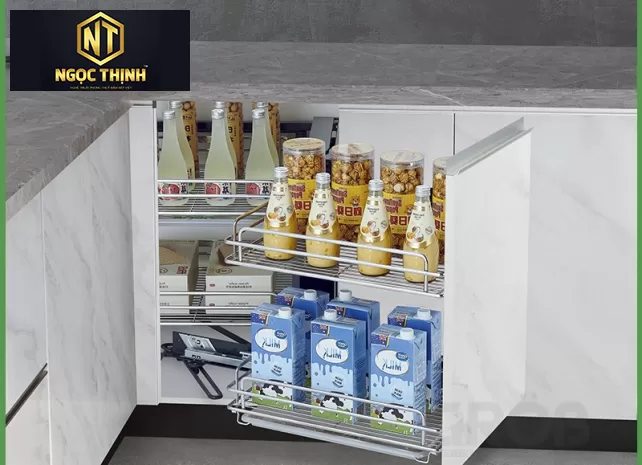 KỆ GÓC LIÊN HOÀN INOX SUS304 NAN OVAL  tại Long Thọ